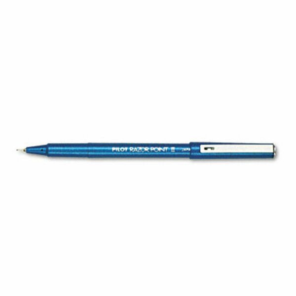 Surprise Razor Point II Stick Porous Point Pen Blue Brl-Ink Super Fine 0.2 mm - Blue, 12PK SU3348120